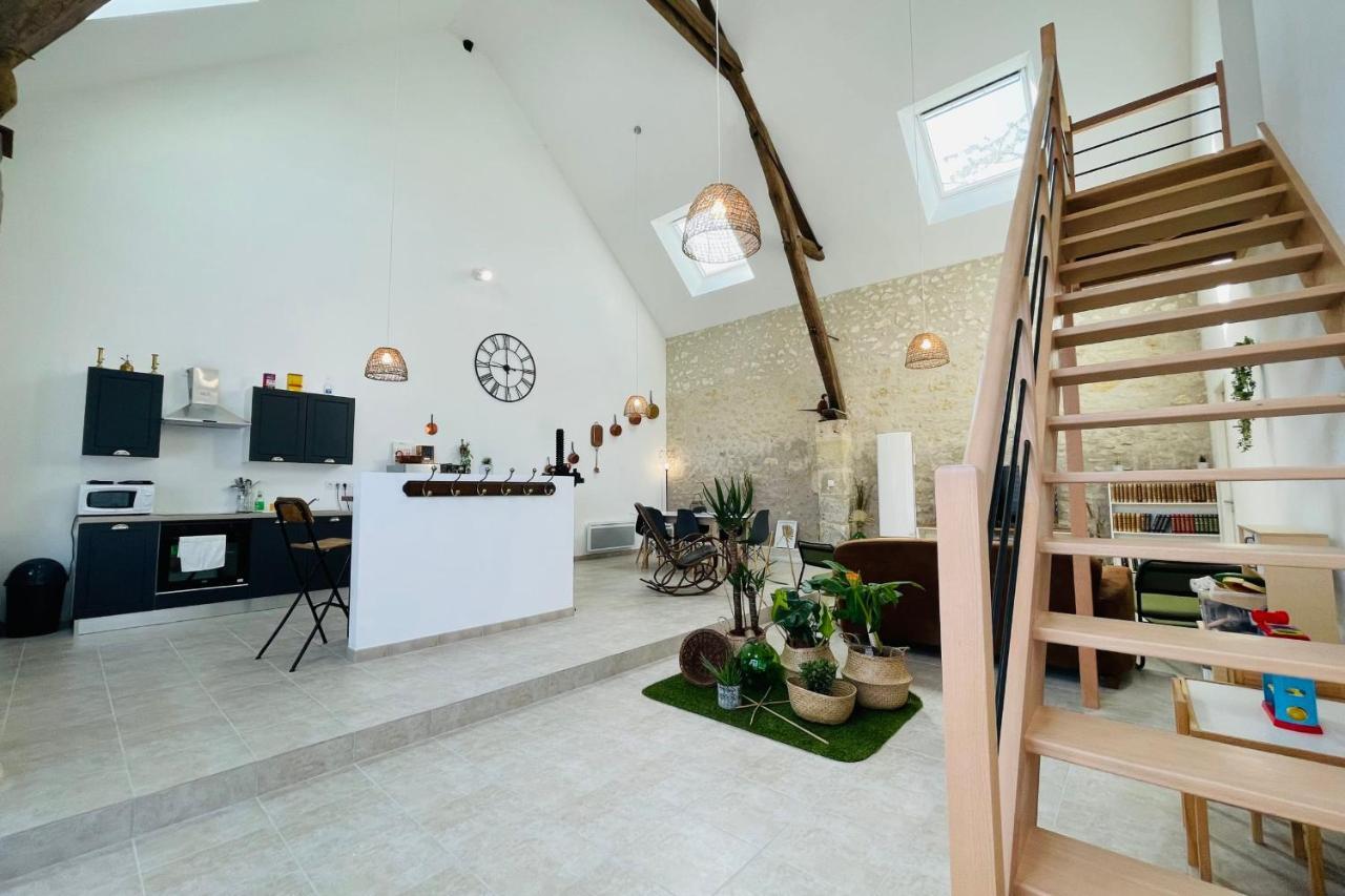 The barn of Lucé authenticity&softness 2 min walk from Clos Lucé Amboise Esterno foto