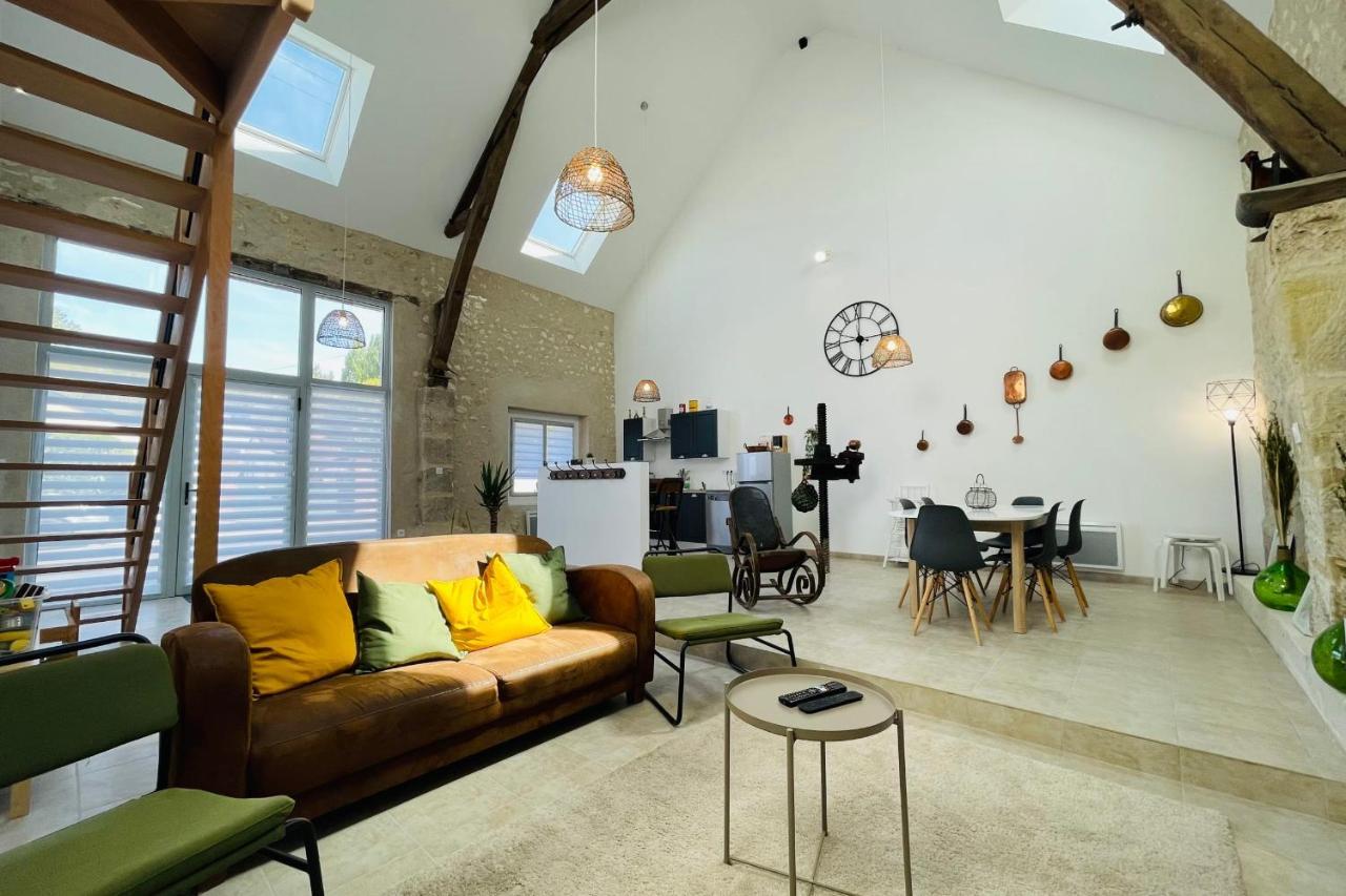 The barn of Lucé authenticity&softness 2 min walk from Clos Lucé Amboise Esterno foto