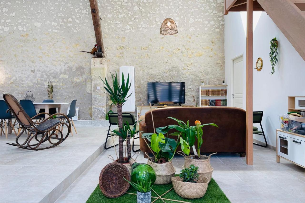 The barn of Lucé authenticity&softness 2 min walk from Clos Lucé Amboise Esterno foto